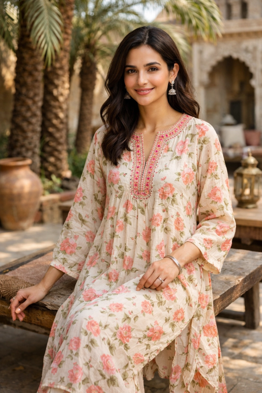 Floral Printed Maxi Dress